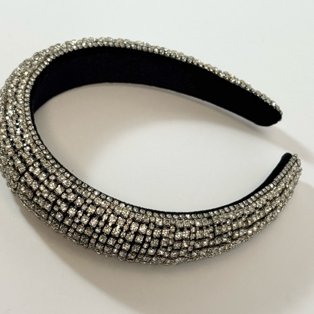 Elegant Silver rhinestone Headband - Picture 5 of 7